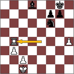 Captura con torre en ajedrez