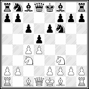 Ajedrez: defensa semi-eslava.